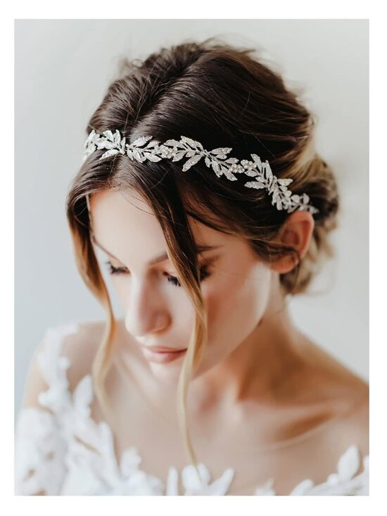 Other - Leaf Wedding Headpieces for Bride Silver Bridal Headband Flower Girl Headpiece H